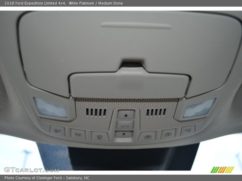 White Platinum / Medium Stone 2018 Ford Expedition Limited 4x4