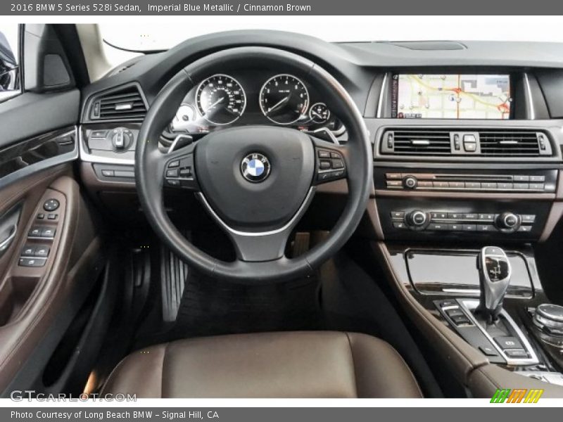 Imperial Blue Metallic / Cinnamon Brown 2016 BMW 5 Series 528i Sedan