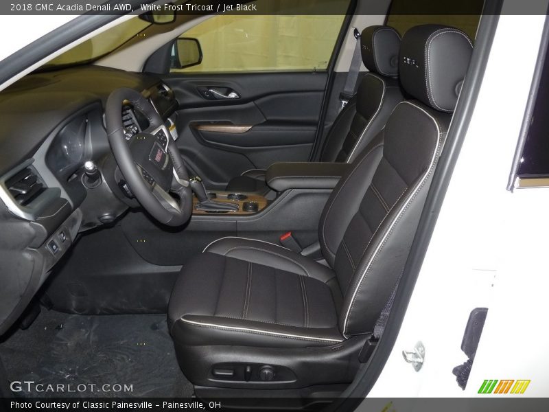 White Frost Tricoat / Jet Black 2018 GMC Acadia Denali AWD