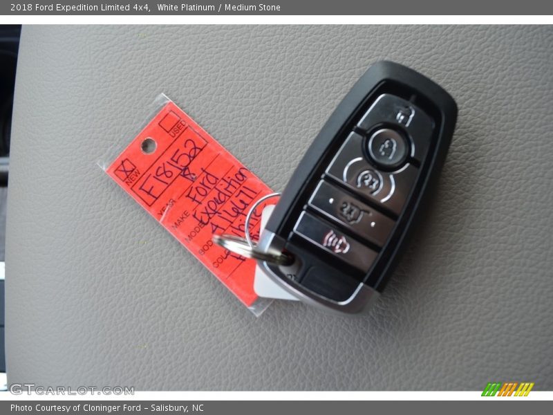 White Platinum / Medium Stone 2018 Ford Expedition Limited 4x4