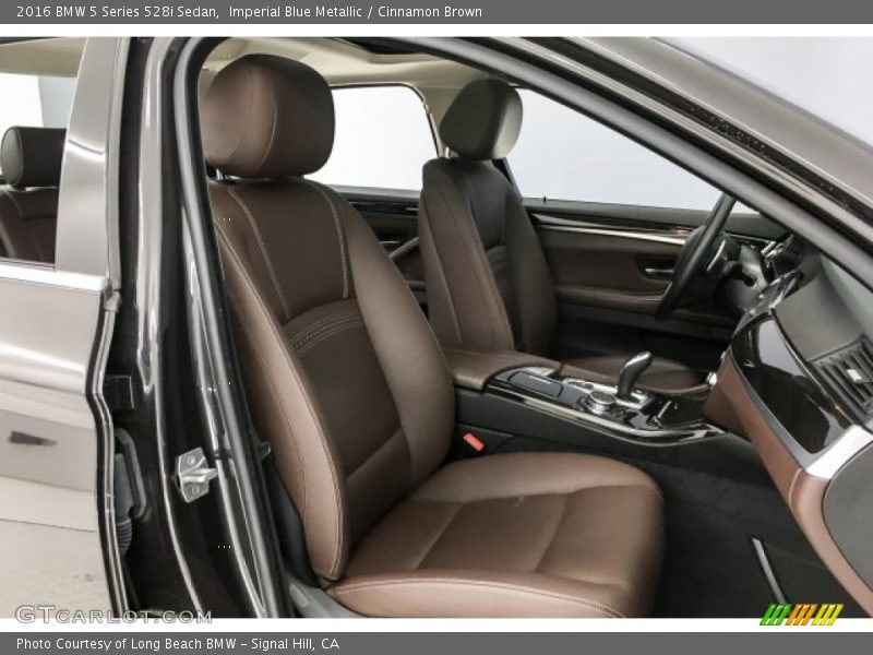 Imperial Blue Metallic / Cinnamon Brown 2016 BMW 5 Series 528i Sedan