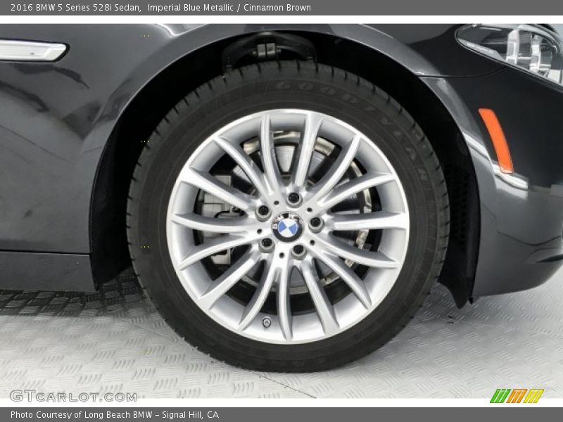 Imperial Blue Metallic / Cinnamon Brown 2016 BMW 5 Series 528i Sedan