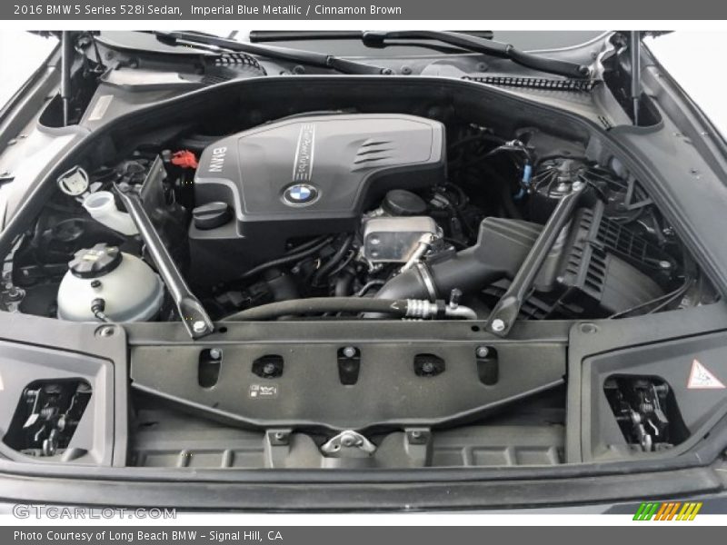 Imperial Blue Metallic / Cinnamon Brown 2016 BMW 5 Series 528i Sedan