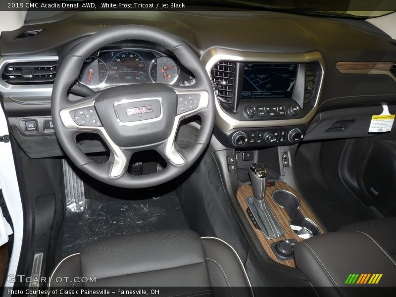 White Frost Tricoat / Jet Black 2018 GMC Acadia Denali AWD