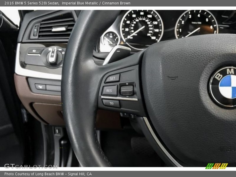Imperial Blue Metallic / Cinnamon Brown 2016 BMW 5 Series 528i Sedan