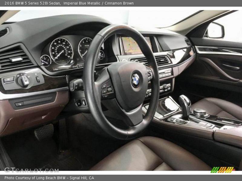 Imperial Blue Metallic / Cinnamon Brown 2016 BMW 5 Series 528i Sedan