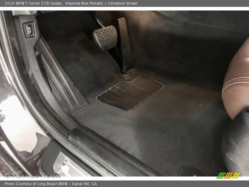 Imperial Blue Metallic / Cinnamon Brown 2016 BMW 5 Series 528i Sedan