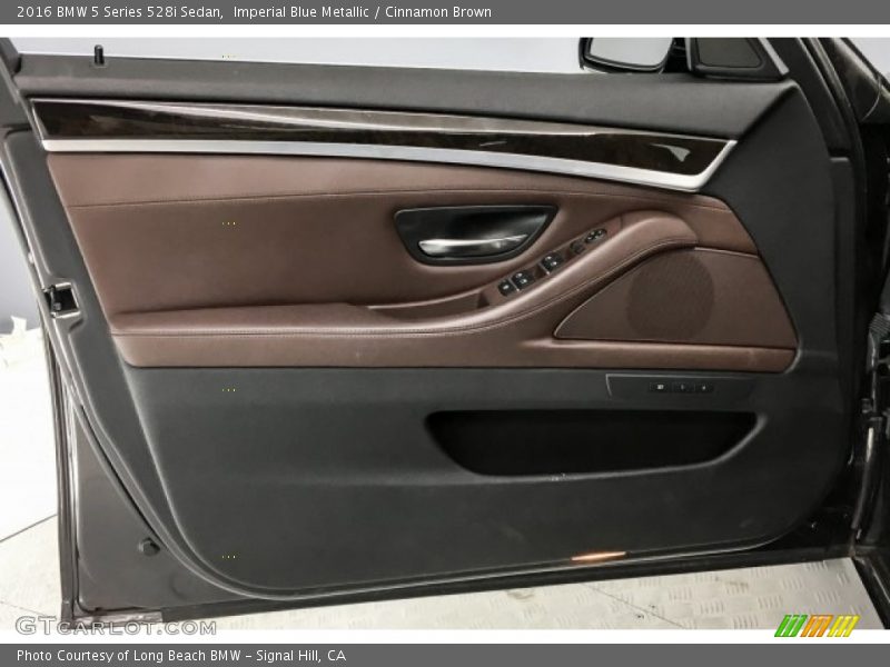 Imperial Blue Metallic / Cinnamon Brown 2016 BMW 5 Series 528i Sedan
