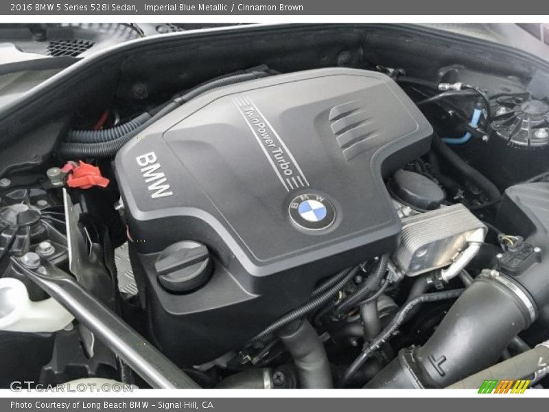 Imperial Blue Metallic / Cinnamon Brown 2016 BMW 5 Series 528i Sedan