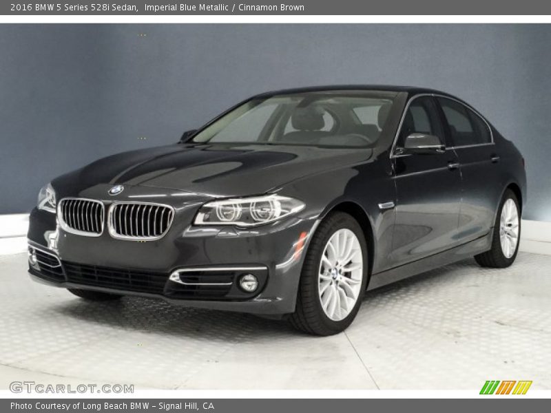 Imperial Blue Metallic / Cinnamon Brown 2016 BMW 5 Series 528i Sedan