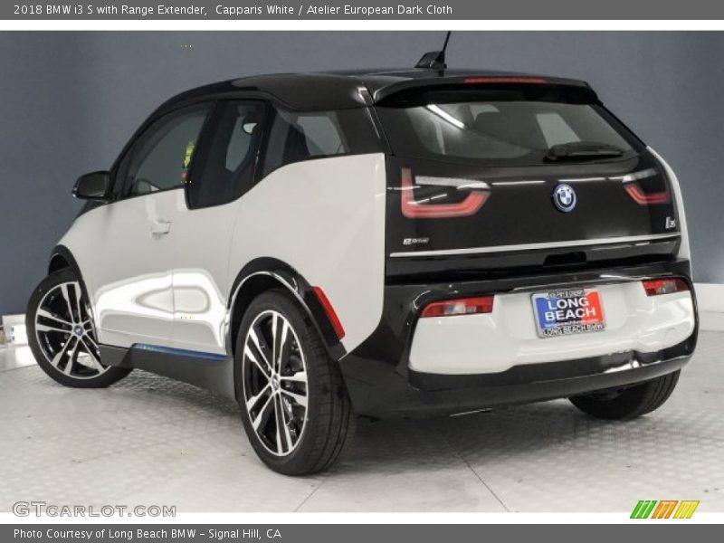 Capparis White / Atelier European Dark Cloth 2018 BMW i3 S with Range Extender