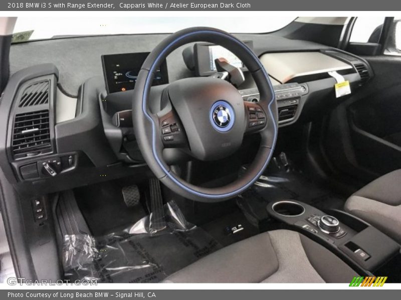 Capparis White / Atelier European Dark Cloth 2018 BMW i3 S with Range Extender