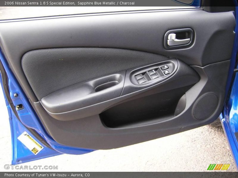 Sapphire Blue Metallic / Charcoal 2006 Nissan Sentra 1.8 S Special Edition