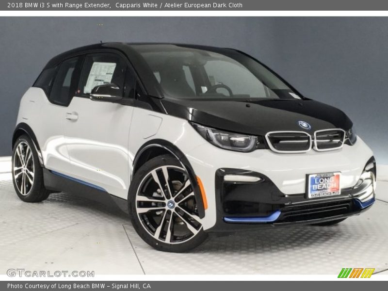 Capparis White / Atelier European Dark Cloth 2018 BMW i3 S with Range Extender