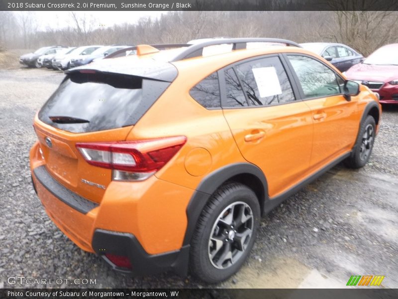 Sunshine Orange / Black 2018 Subaru Crosstrek 2.0i Premium