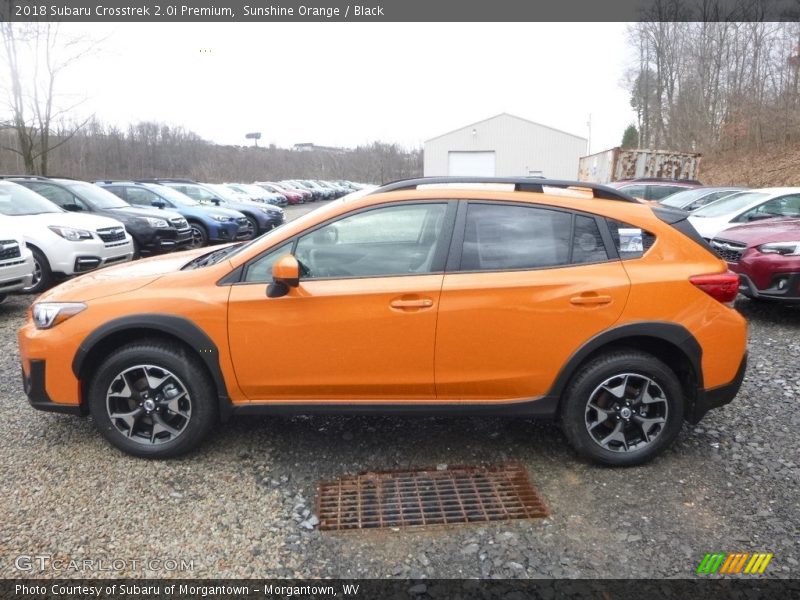 Sunshine Orange / Black 2018 Subaru Crosstrek 2.0i Premium
