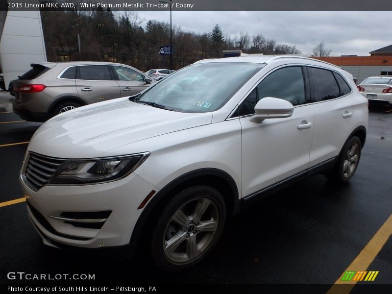White Platinum Metallic Tri-coat / Ebony 2015 Lincoln MKC AWD