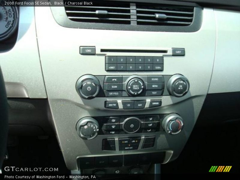Black / Charcoal Black 2008 Ford Focus SE Sedan