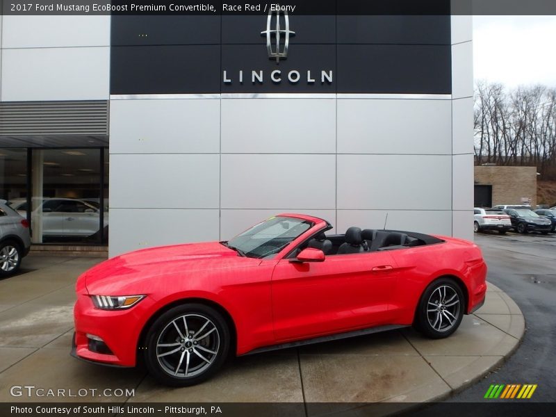 Race Red / Ebony 2017 Ford Mustang EcoBoost Premium Convertible
