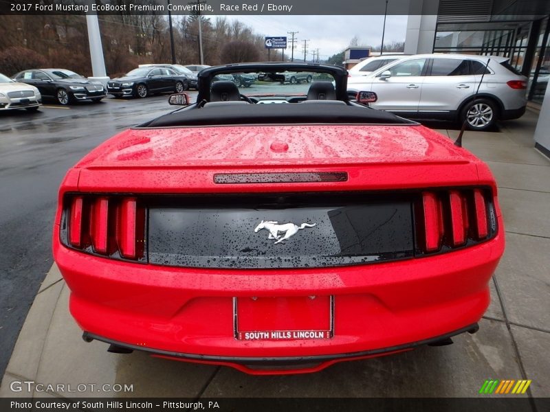 Race Red / Ebony 2017 Ford Mustang EcoBoost Premium Convertible