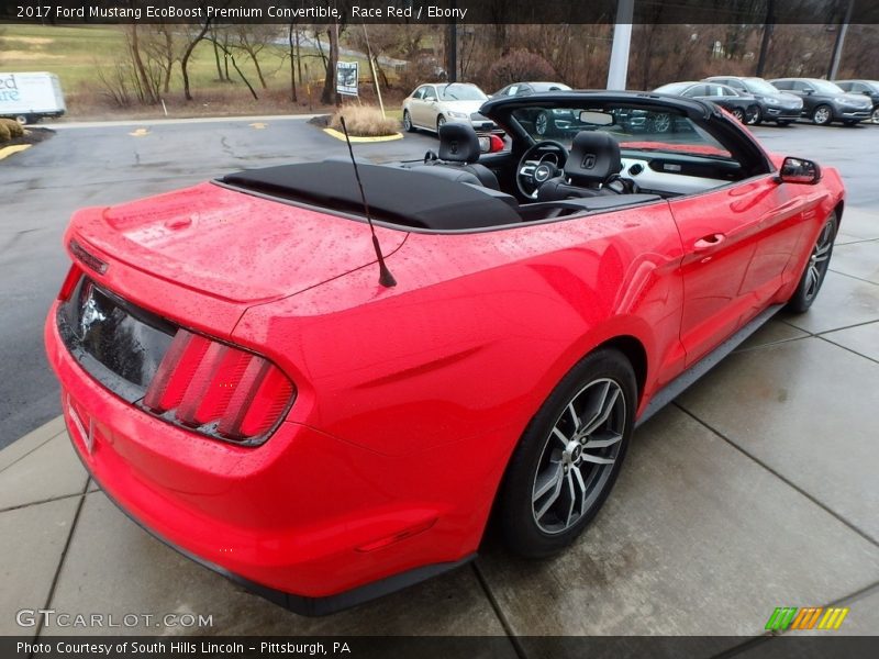 Race Red / Ebony 2017 Ford Mustang EcoBoost Premium Convertible