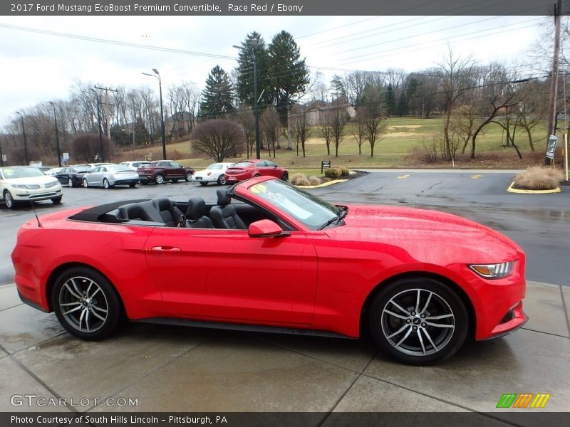 Race Red / Ebony 2017 Ford Mustang EcoBoost Premium Convertible