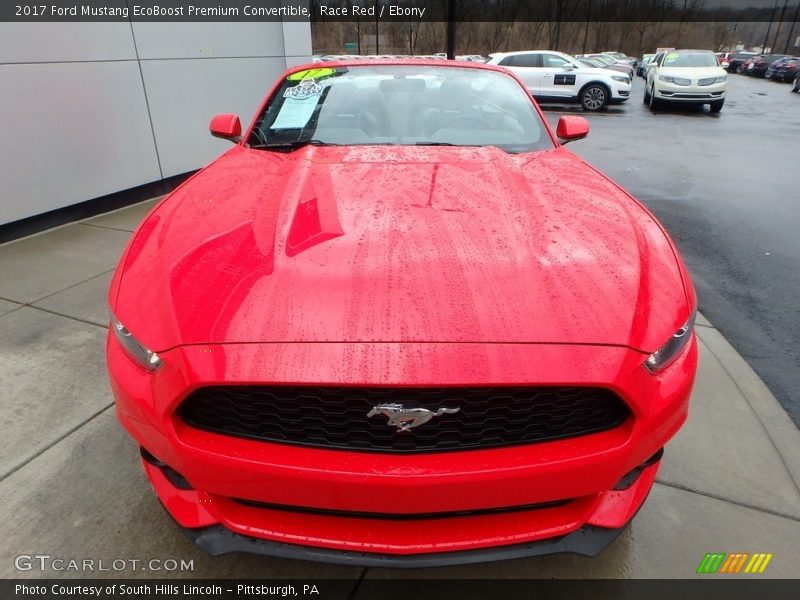 Race Red / Ebony 2017 Ford Mustang EcoBoost Premium Convertible