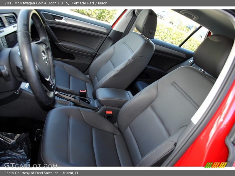 Tornado Red / Black 2015 Volkswagen Golf 4 Door 1.8T S