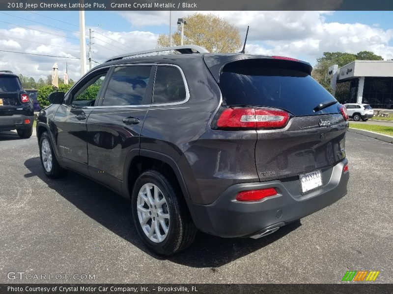 Granite Crystal Metallic / Black 2018 Jeep Cherokee Latitude Plus