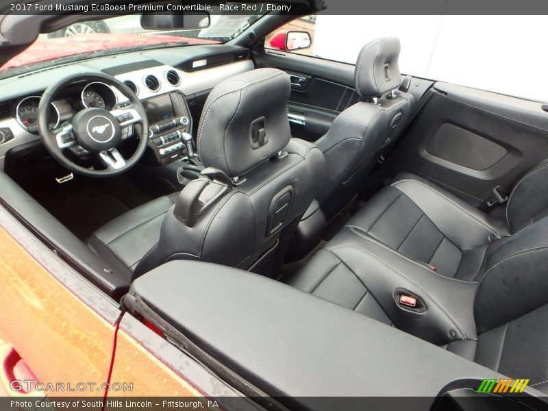 Race Red / Ebony 2017 Ford Mustang EcoBoost Premium Convertible