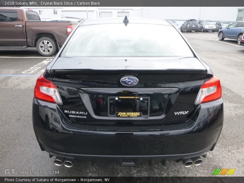 Crystal Black Silica / Carbon Black 2018 Subaru WRX