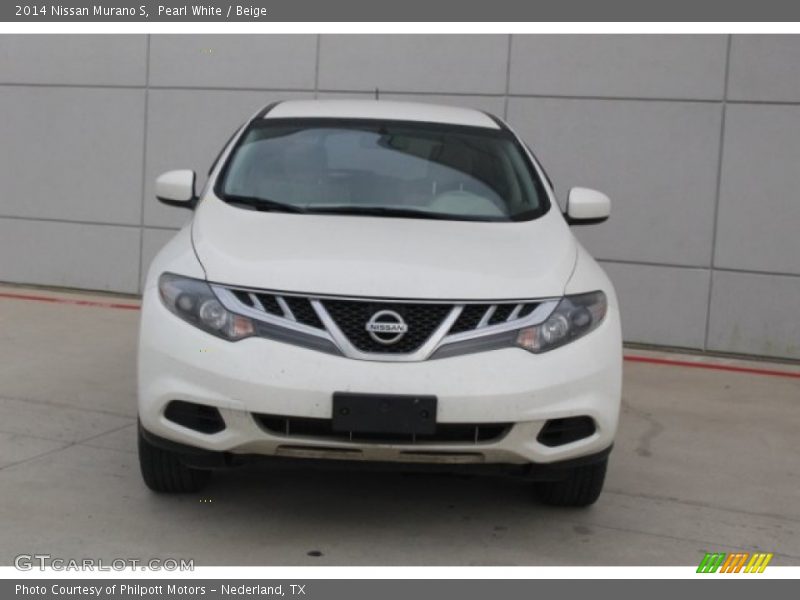 Pearl White / Beige 2014 Nissan Murano S