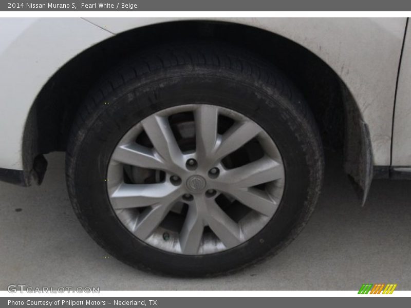 Pearl White / Beige 2014 Nissan Murano S