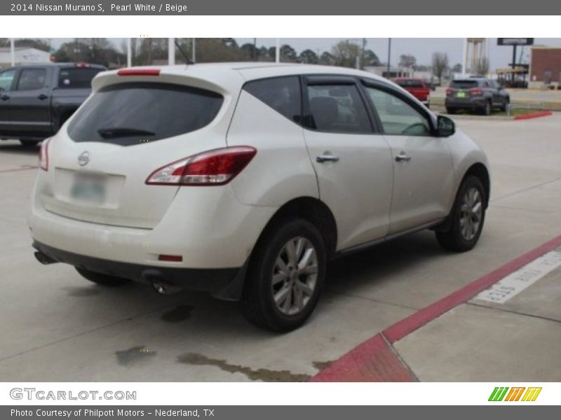 Pearl White / Beige 2014 Nissan Murano S