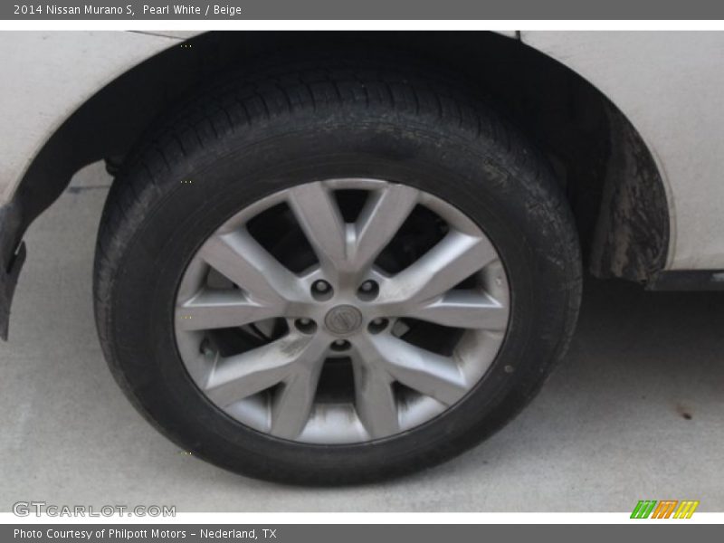 Pearl White / Beige 2014 Nissan Murano S