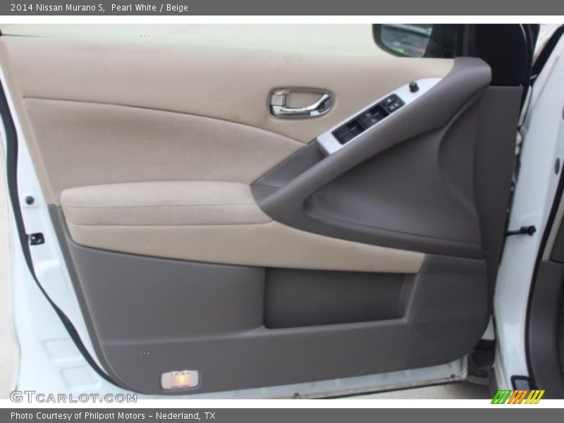 Pearl White / Beige 2014 Nissan Murano S