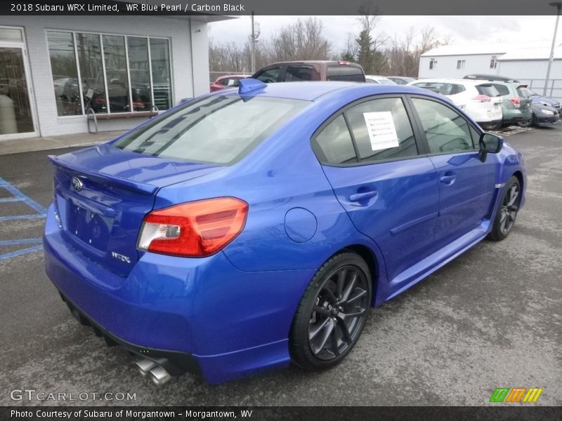 WR Blue Pearl / Carbon Black 2018 Subaru WRX Limited