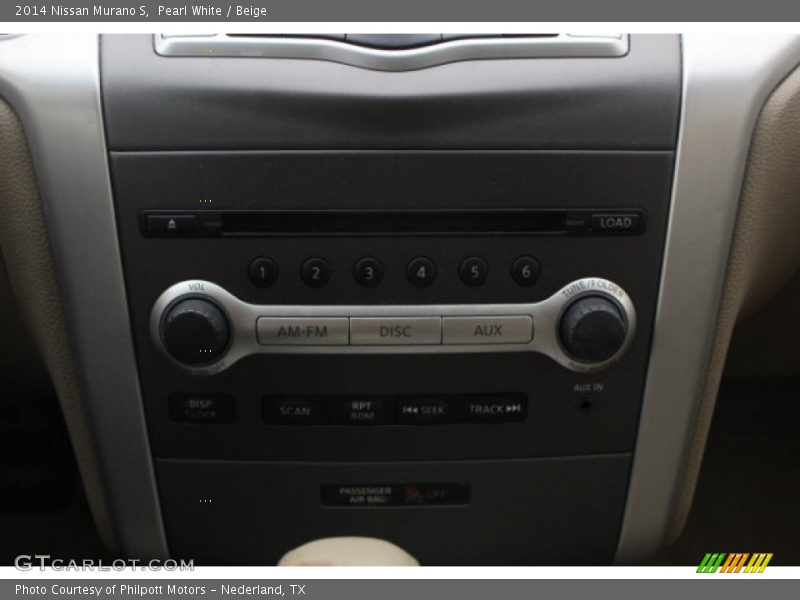 Pearl White / Beige 2014 Nissan Murano S