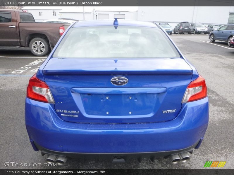 WR Blue Pearl / Carbon Black 2018 Subaru WRX Limited