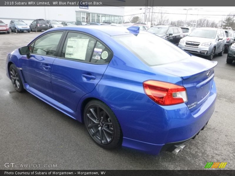 WR Blue Pearl / Carbon Black 2018 Subaru WRX Limited