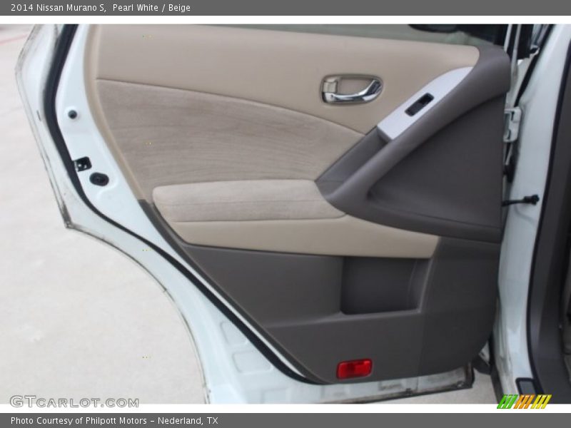 Pearl White / Beige 2014 Nissan Murano S
