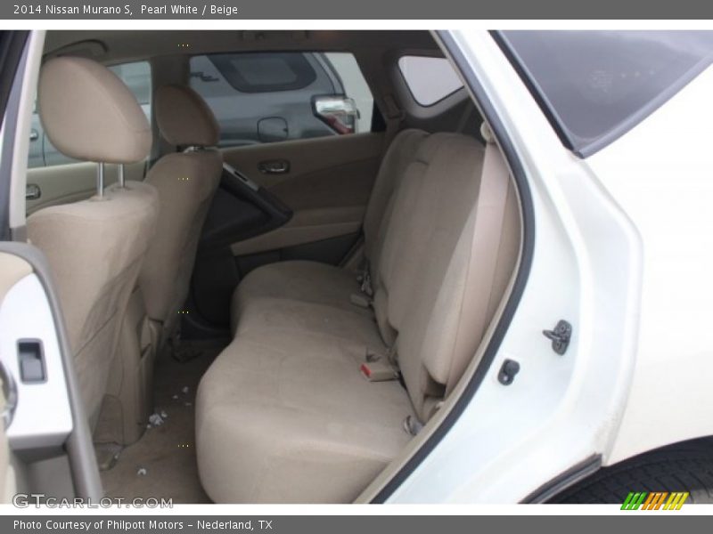 Pearl White / Beige 2014 Nissan Murano S
