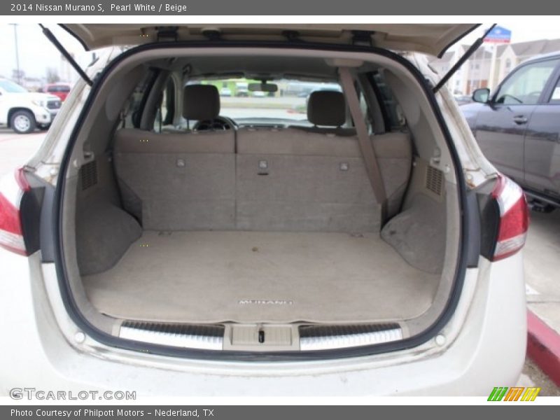 Pearl White / Beige 2014 Nissan Murano S