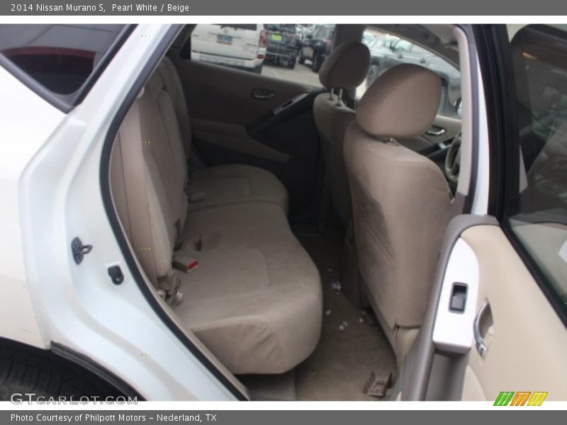 Pearl White / Beige 2014 Nissan Murano S