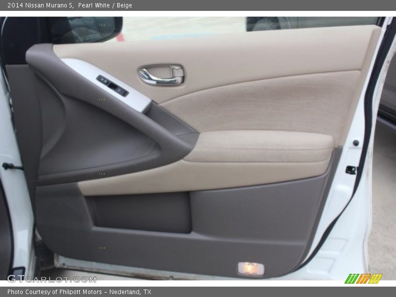 Pearl White / Beige 2014 Nissan Murano S