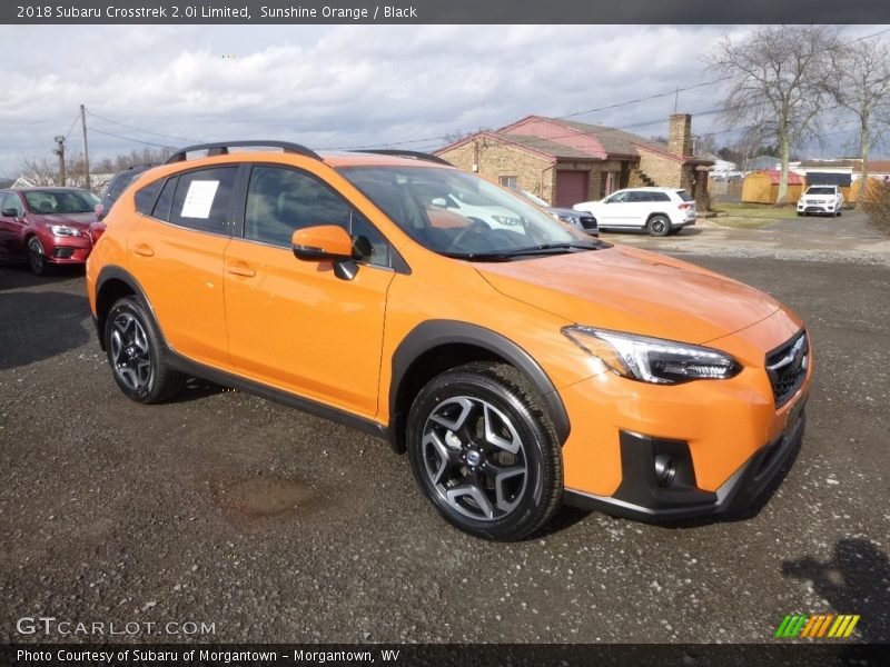 Sunshine Orange / Black 2018 Subaru Crosstrek 2.0i Limited