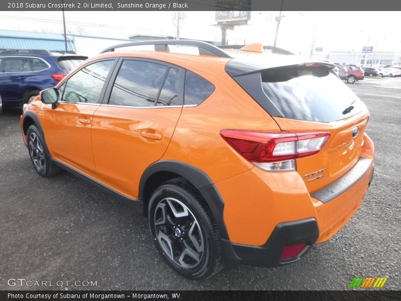 Sunshine Orange / Black 2018 Subaru Crosstrek 2.0i Limited