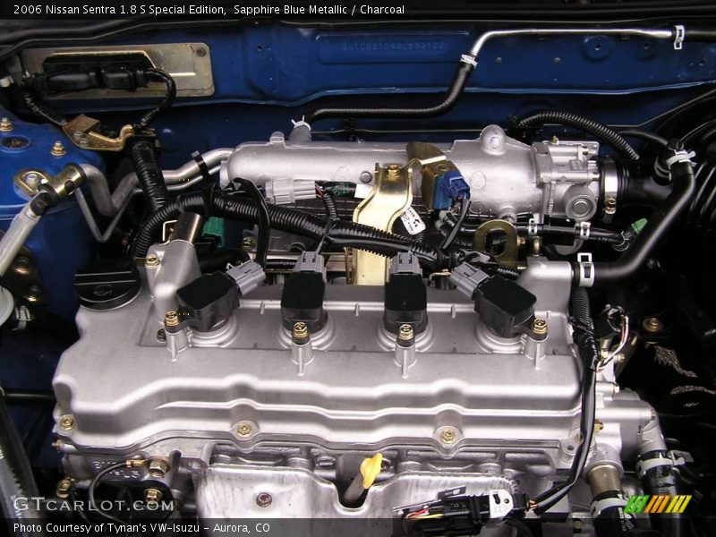 Sapphire Blue Metallic / Charcoal 2006 Nissan Sentra 1.8 S Special Edition