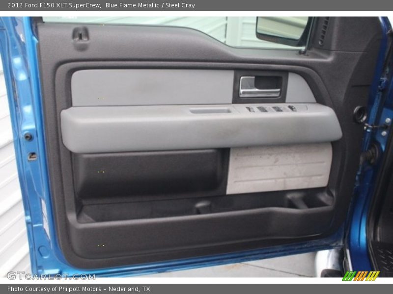 Blue Flame Metallic / Steel Gray 2012 Ford F150 XLT SuperCrew