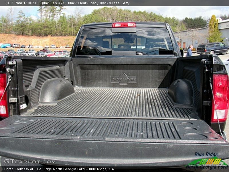 Black Clear-Coat / Black/Diesel Gray 2017 Ram 1500 SLT Quad Cab 4x4